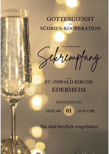 Einladung Sektempfang